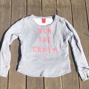 Nike “run the earth sweatshirt”